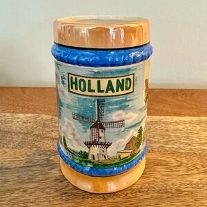 Vintage Holland Beer Stein
